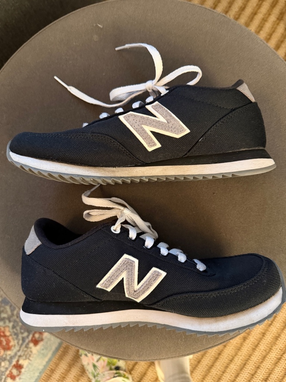 New Balance 501 Black & Grey Womens 7.5 Sneakers Running Athletisure - Picture 9 of 10